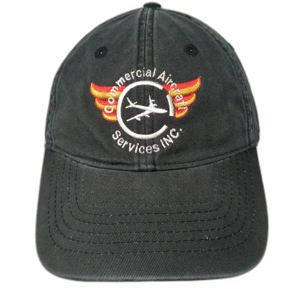 Drift Creek Outdoors Baseball Cap Black OSFM Commercial Aircraft Services hat